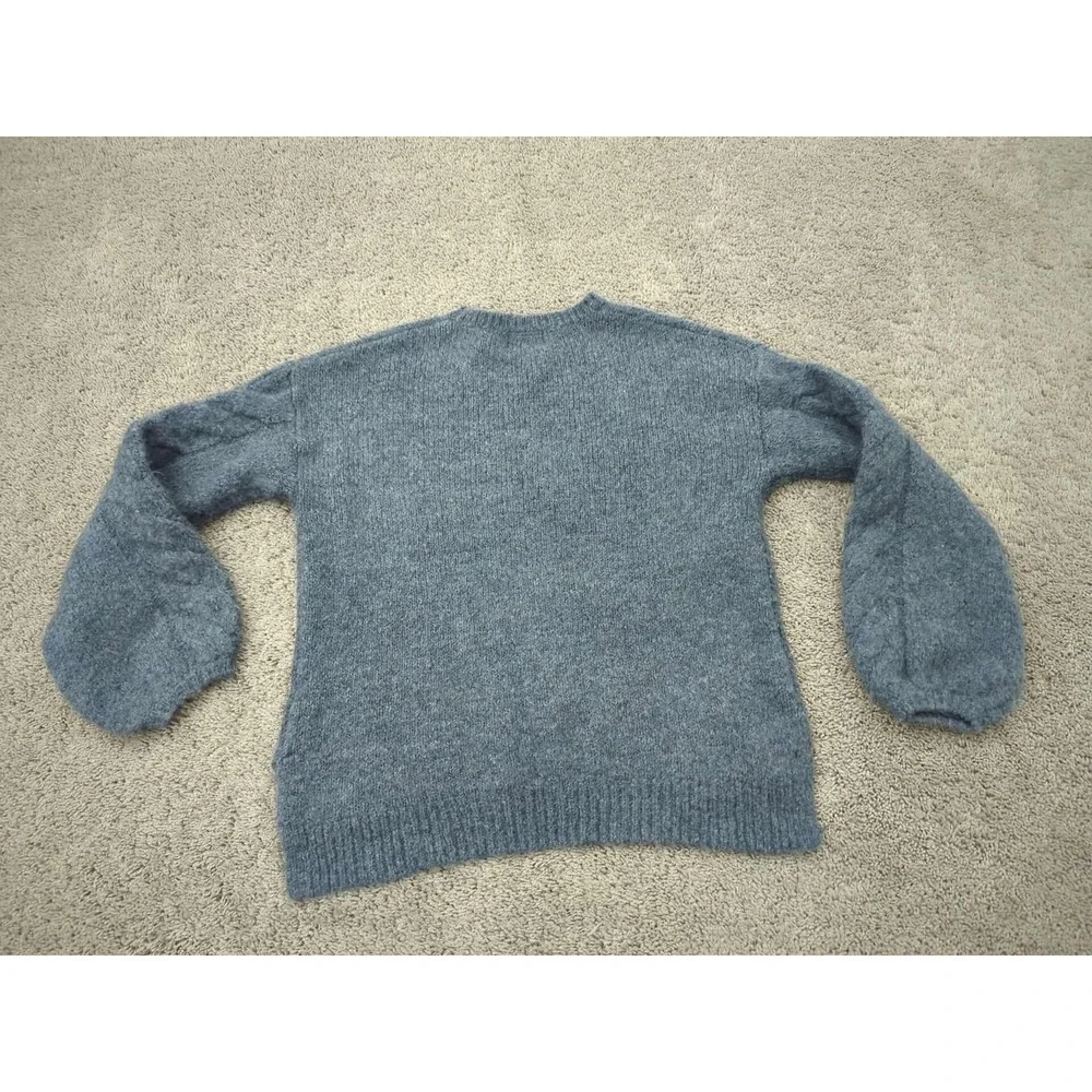 Universal Thread Sweater Womens M Balloon Sleeve Knit Pullover Soft 9%‎ Alpaca